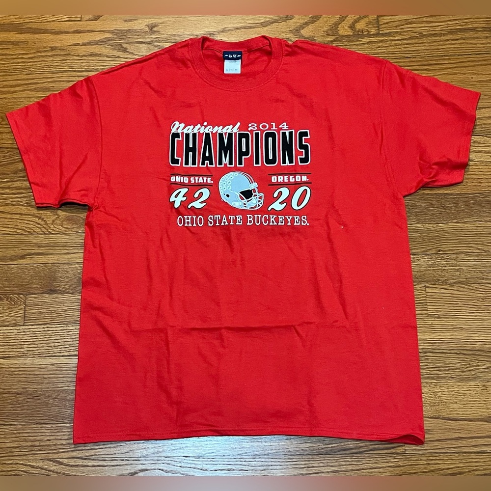 Ohio state buckeyes 2014 national champions tshirt XL college football